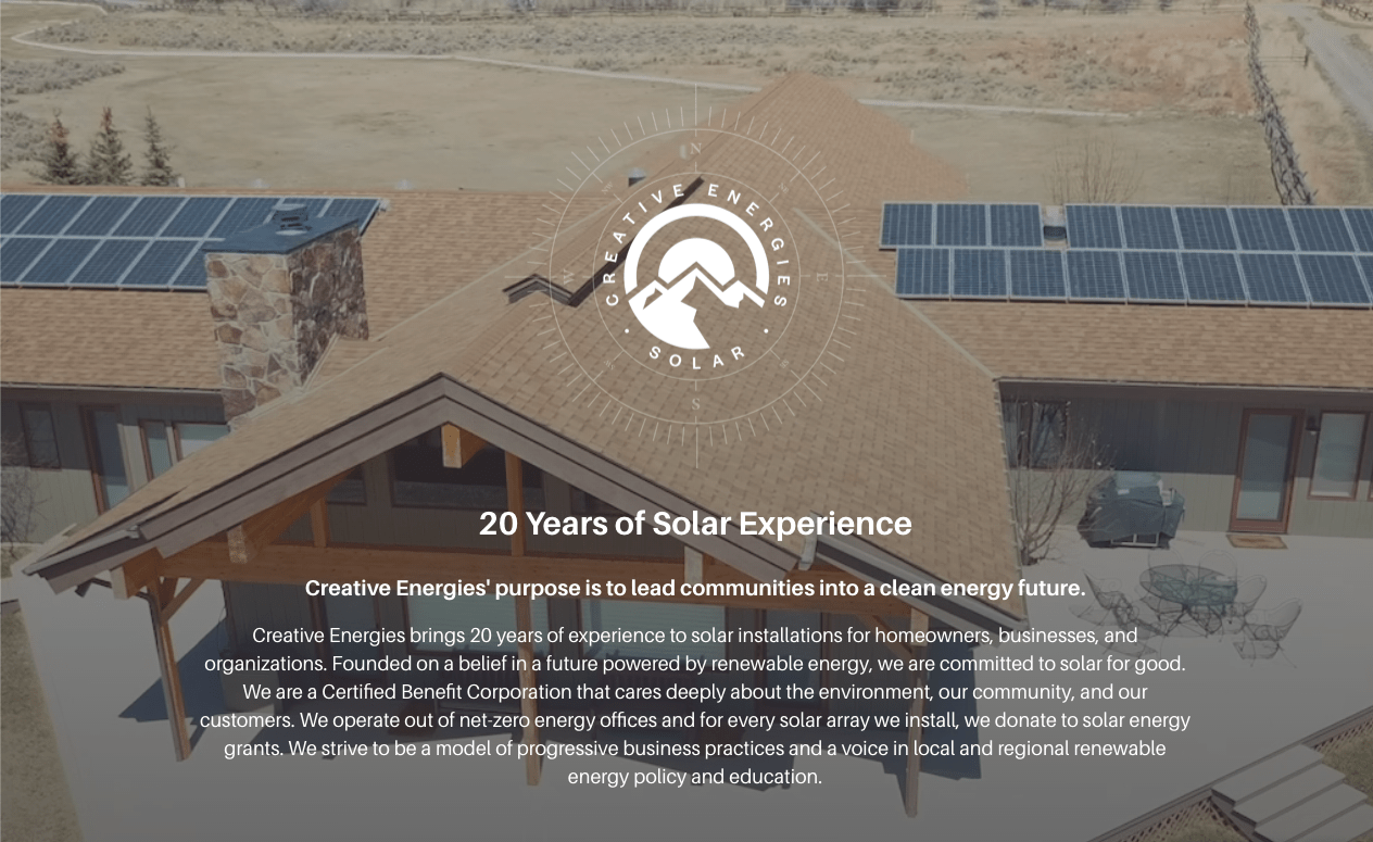 CE Solar Utah Web Development